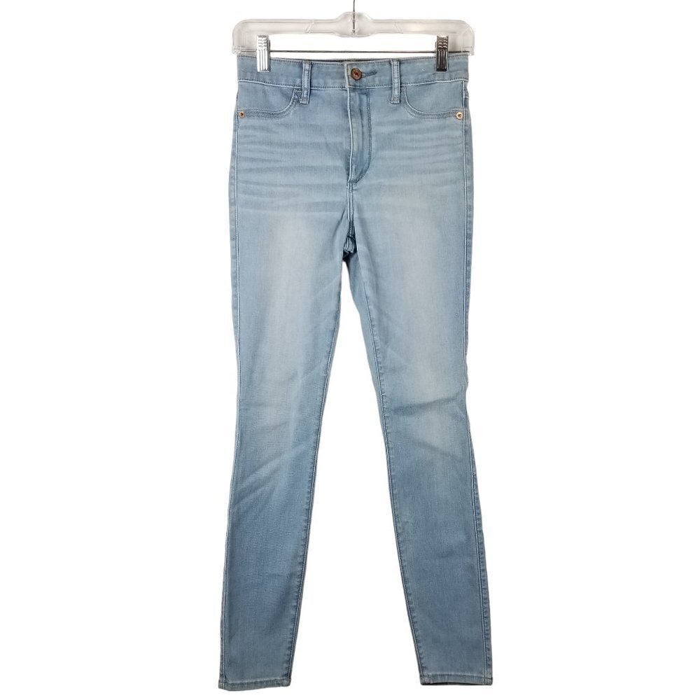 Abercrombie & Fitch 2 Jean Legging Light Wash High Rise Skinny‎ Jeans stretch